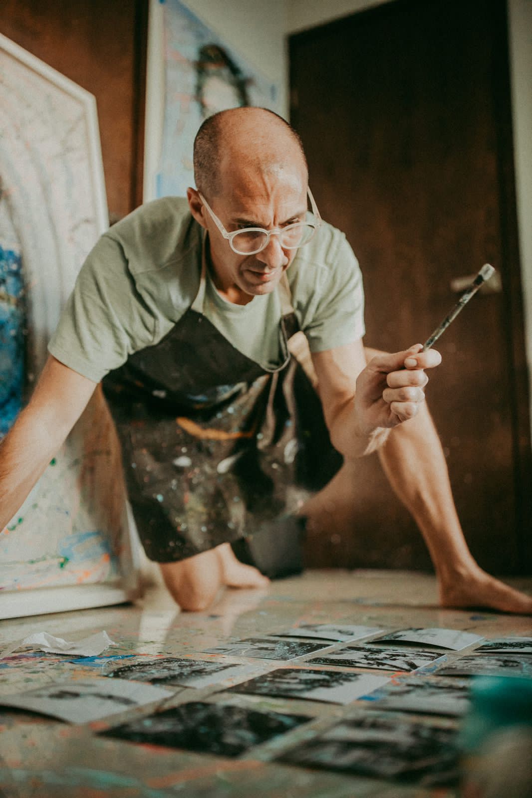 Pedro Fonseca en su estudio — Mr. Shine Studio